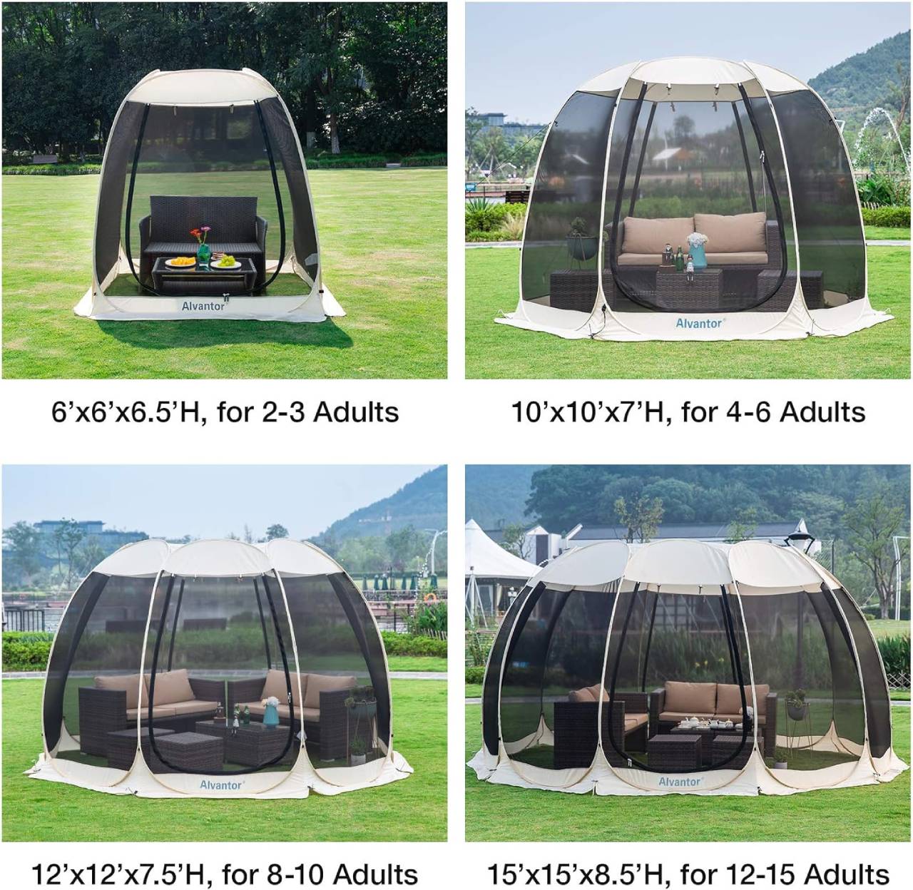 Alvantor Screen House Room Outdoor Camping Tent – Camping Equipment