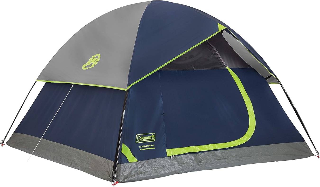 Coleman 4-Person Sundome Tent For Camping