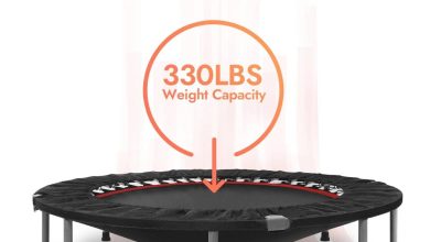 BCAN 40 Foldable Mini Trampoline – Home Workout Equipment
