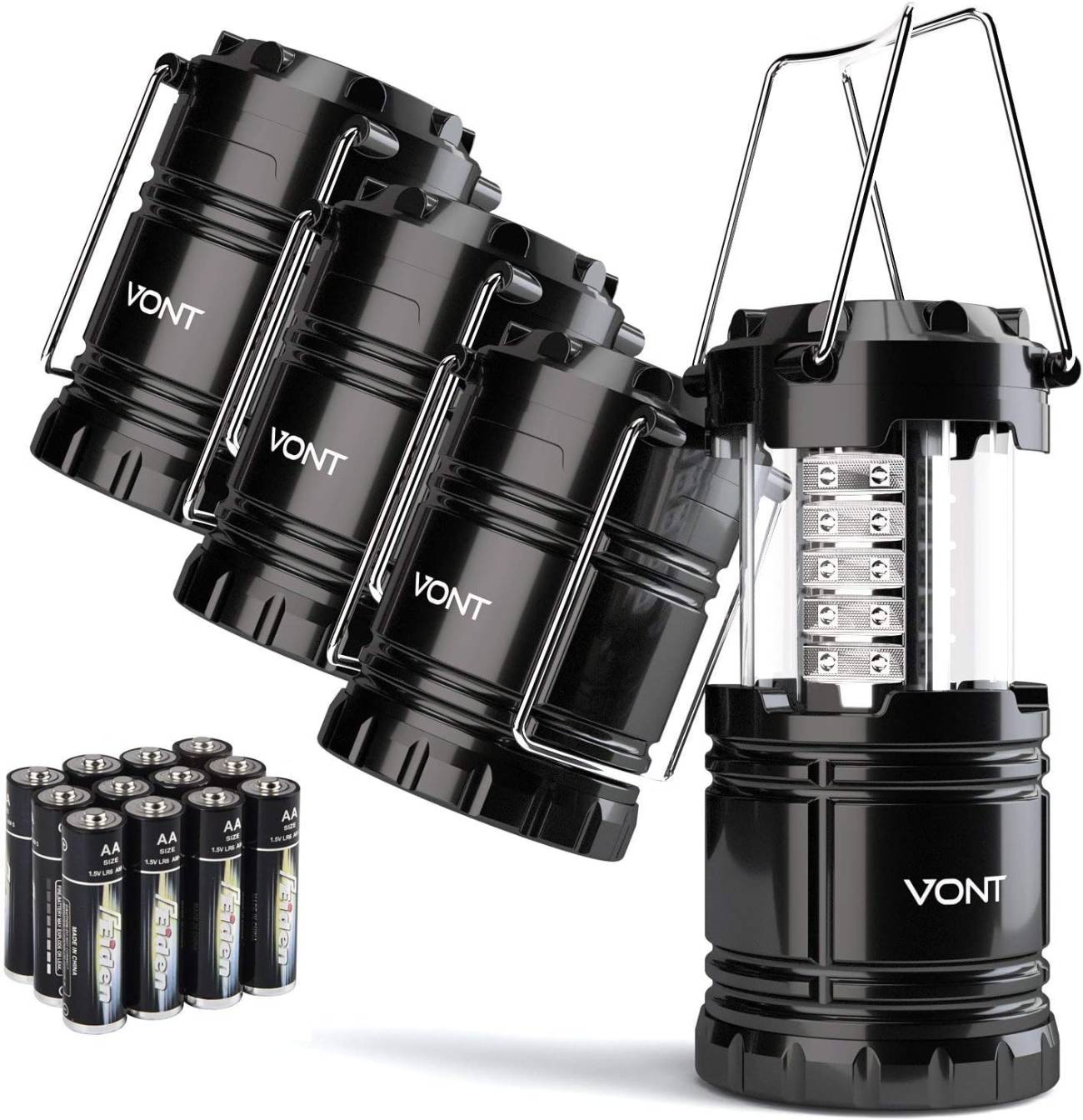 Vont 4pack Led Camping Lantern – Camping Equipment